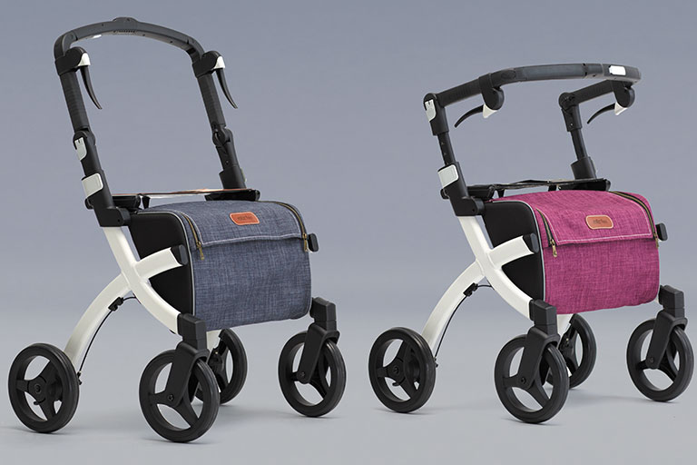 image-of-grey-and-pink-Topro-Rollz-Flex-Rollators